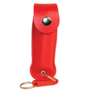 Pepper Shot Leatherette Holster Red