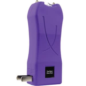 purple runt stun gun built in wall charger