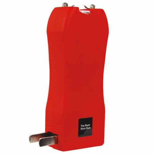 red runt stun gun built in wall charger