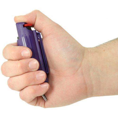 Streetwise 18 purple pepper spray in hand