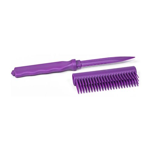 PLastic Brush Knife open purple