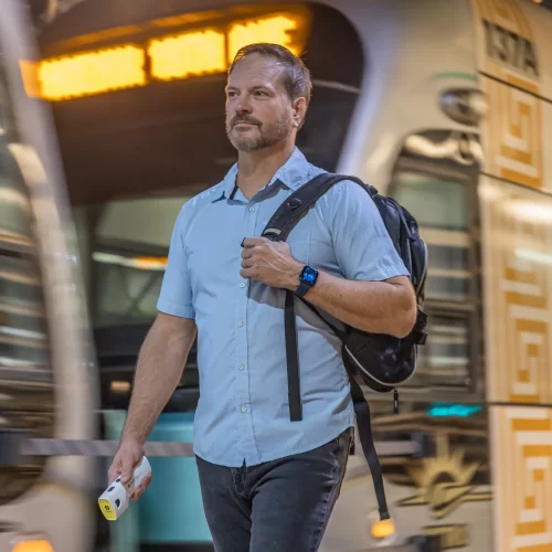 man carrying in subway 100068taserbolt28