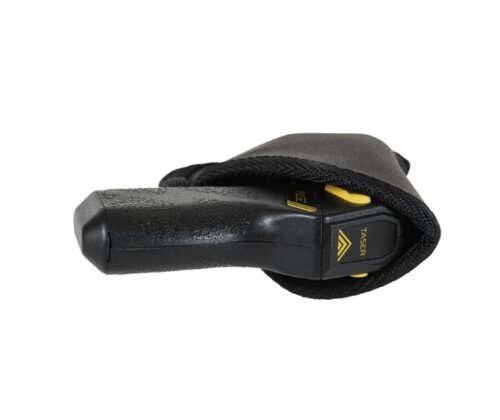 TASER Pulse sticky holster top view with TASER inserted JPG