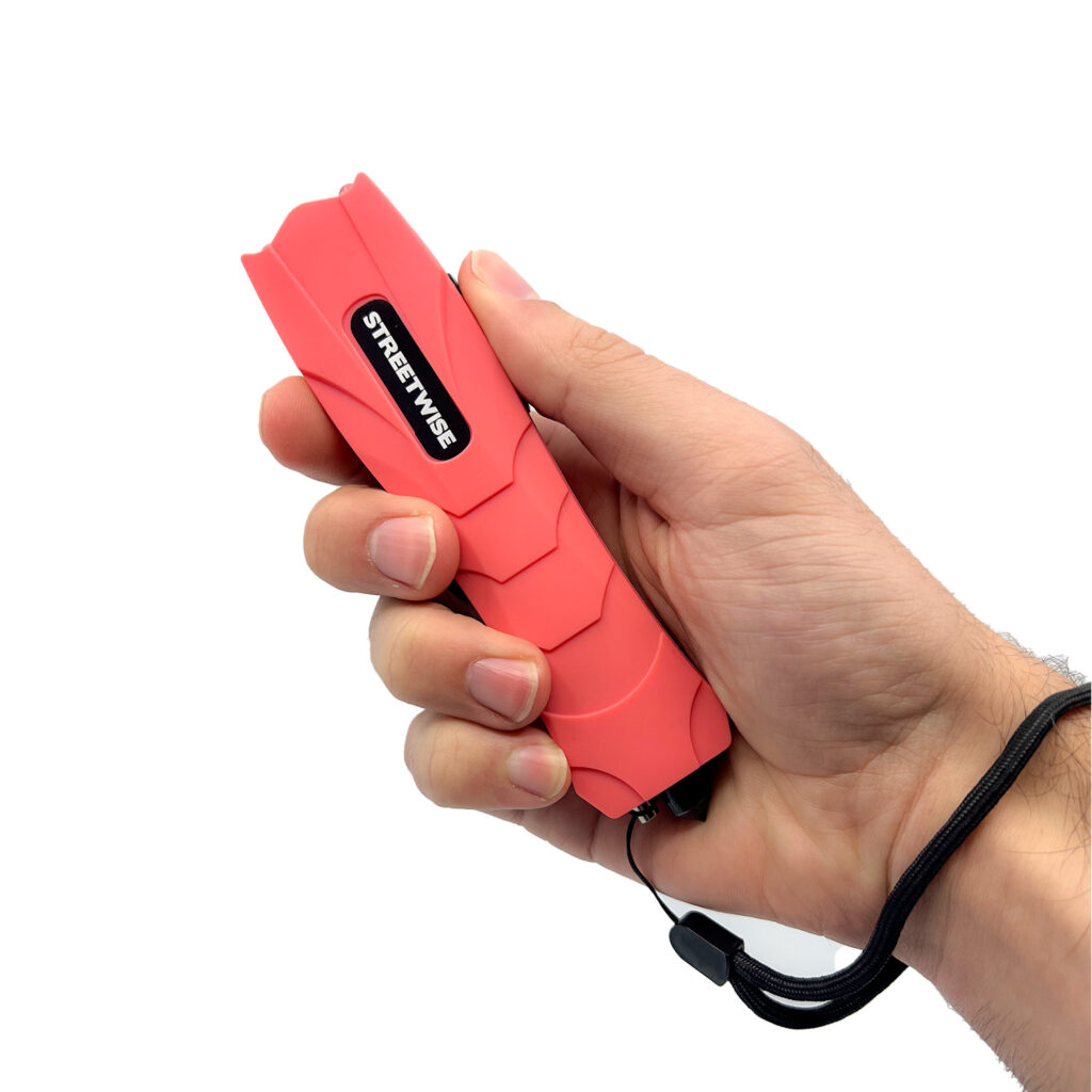 Streetwise Serpent Stun Gun Pink Hand