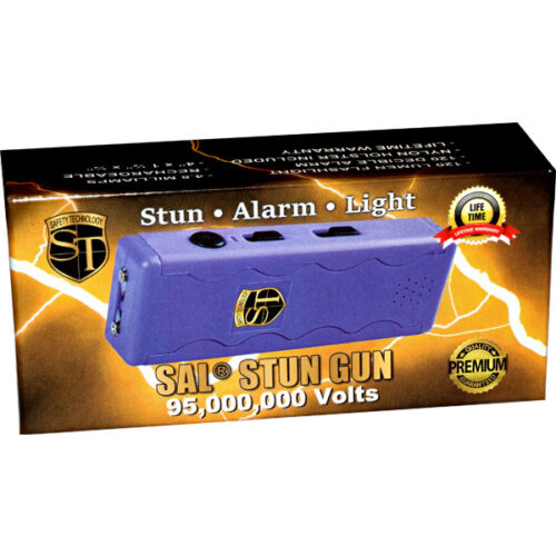 ThugBusters Premium SAL stun gun box purple