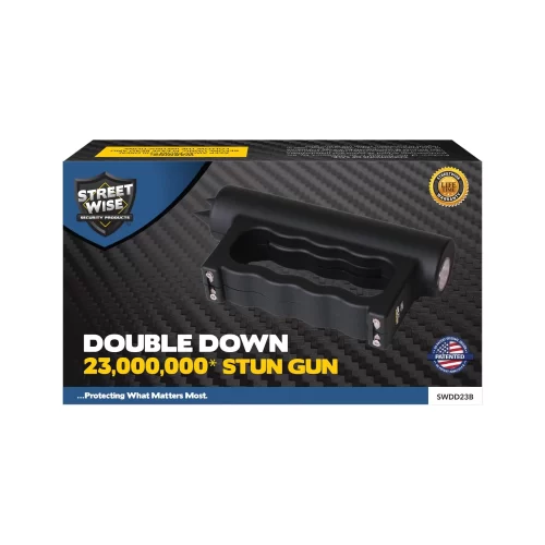 Streetwise Double Down stun gun for runners Black box