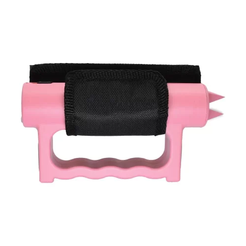 Streetwise Double Down stun gun for runners Pink in holster