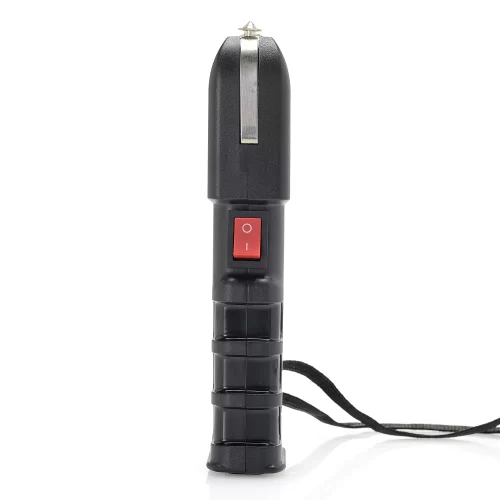 Safety Vital LED Flashlight Stun Gun Black Side