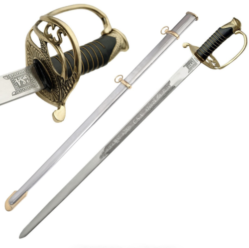 1860 CSA Shelby Officer Civil War Replica Sword