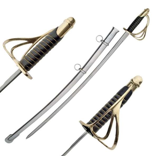 1860 Saber American Light Cavalry Sword detail