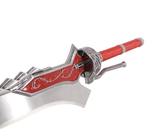 Devil May Cry Red Queen Sword of Nero with Display Stand handle detail