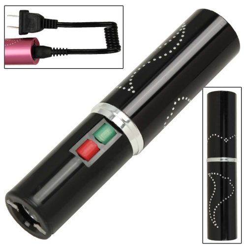 Electrika Lipstick 2 8 Million Volt Stun Gun Blackjpg