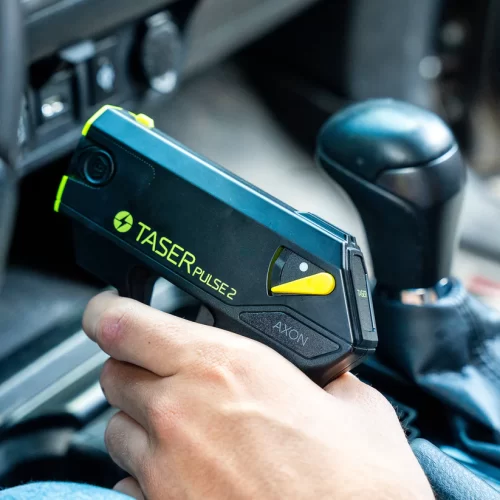 Taser Pulse 2 in car