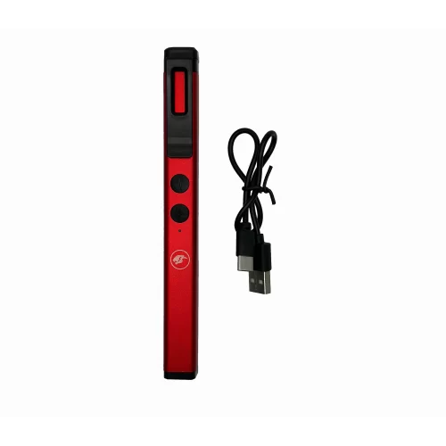 Cheetah Pen Stun Gun with Charger Red