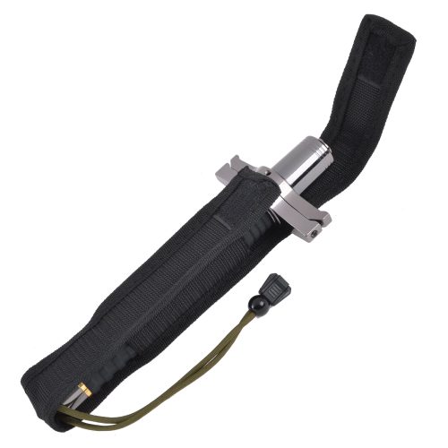 Baton with Cross Guard Handle Open Holster
