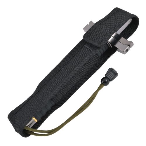 Baton with Cross Guard Handle   closed holster