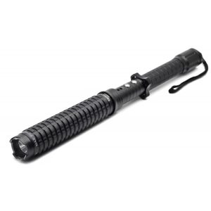 Expandable Flashlight Stun Gun Baton 16.5"–18.75" – Reach, Light & Power