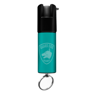 Guard Dog Keychain Pepper Spray   Teal
