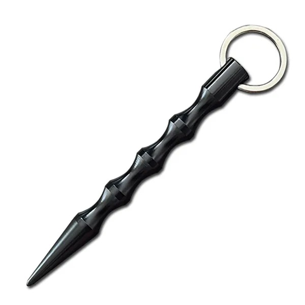 Black Kubaton Keychain Safety | ThugBusters Black Kubaton Keychain Safety