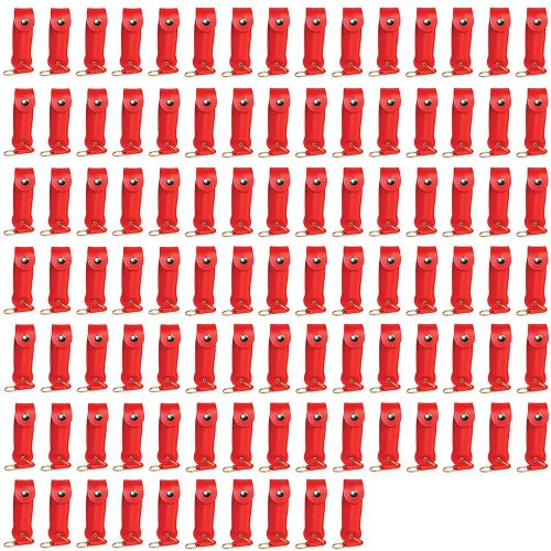 ThugBusters 100 pack bulk pepper sprays   red