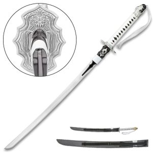 48.5" Virtuous Contract Samurai Gaming Katana Sword With A Shoulder Strap Sheath