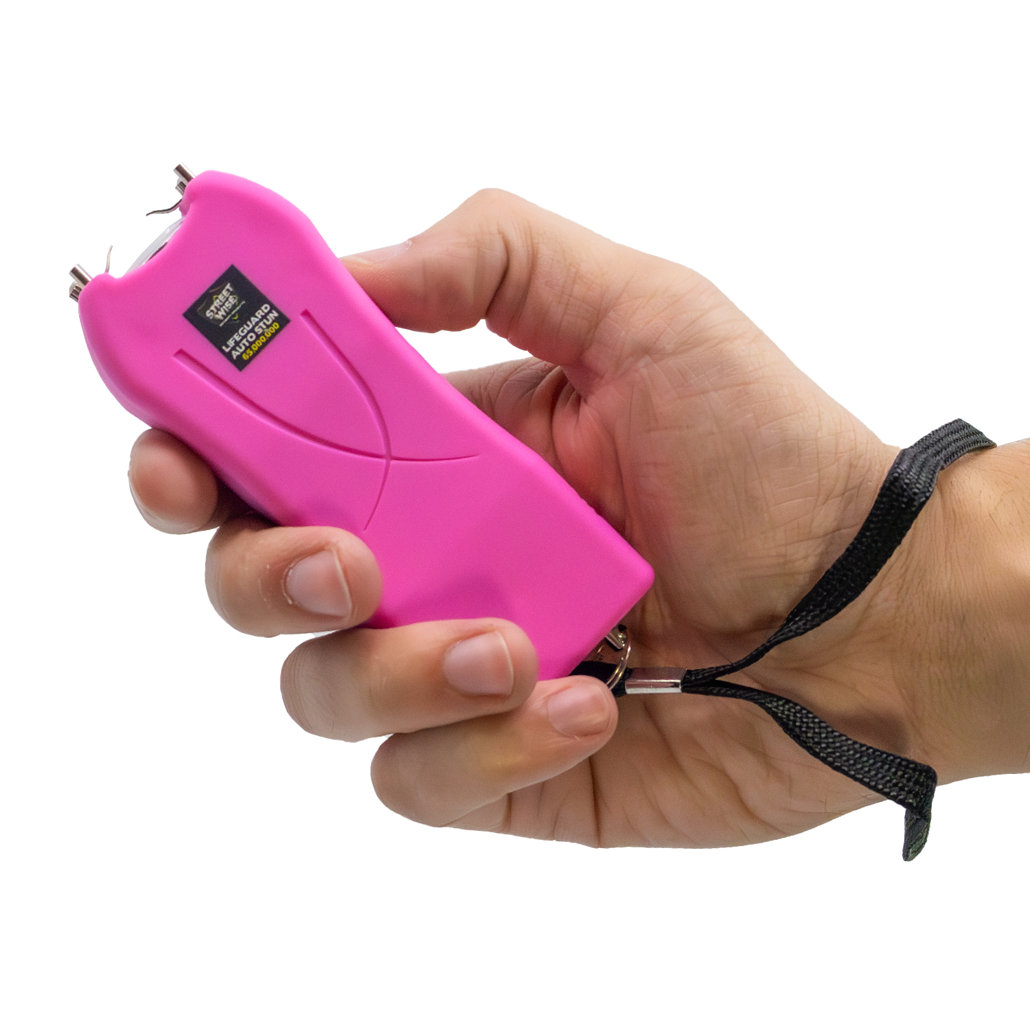 LifeGuard AutoStun hand viewPink | ThugBusters LifeGuard AutoStun hand view Pink