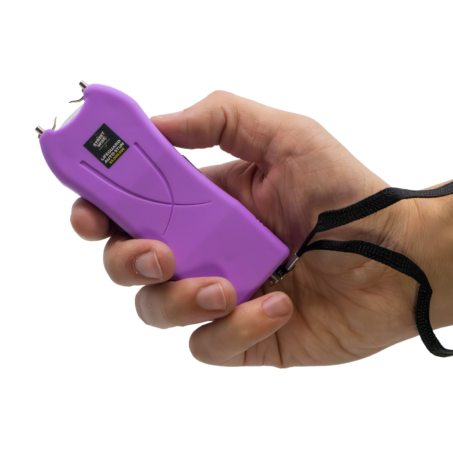 LifeGuard AutoStun hand viewlight purple | ThugBusters LifeGuard AutoStun hand view light purple