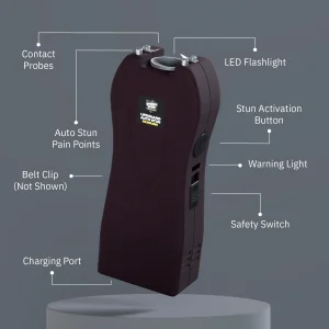 Streetwise Lifeguard Auto Stun Gun features2 | ThugBusters Streetwise Lifeguard Auto Stun Gun features2