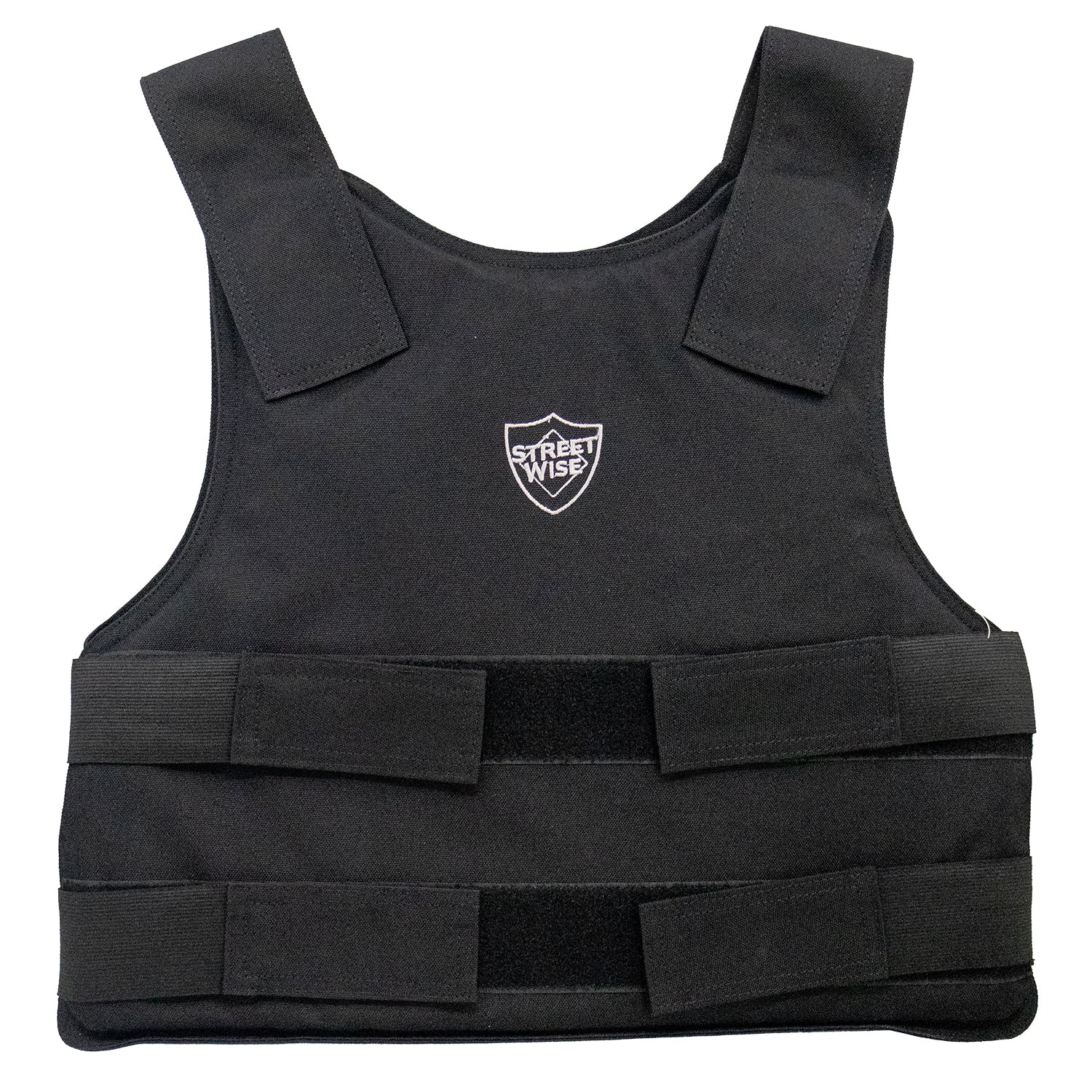 Streetwise Level IIIa Ballistic Vest worn front view | ThugBusters Streetwise Level IIIa Ballistic Vest worn front view