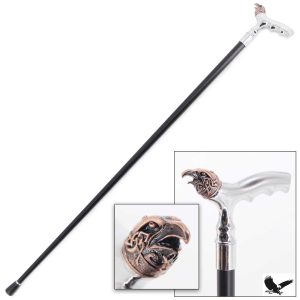 36" Copper Eagle Head Handle Gentlemen Walking Cane Stick