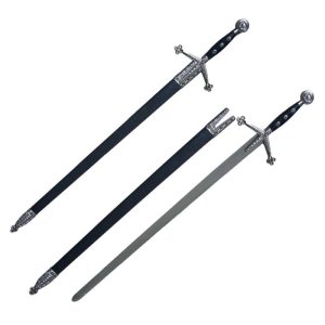 Celtic Medieval Scottish Royal Claymore Arming Sword With Scabbard