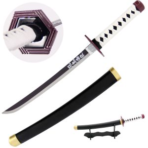 Giyu Tomioka's Blue Nichirin Miniature Katana - Giyu Sword