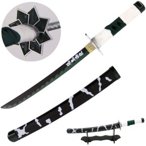 Sanemi Shinazugawa's Green Nichirin Miniature Katana - Sanemi Sword