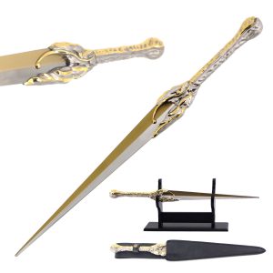 Witch Queen Elven Dagger with Sheath and Display Stand