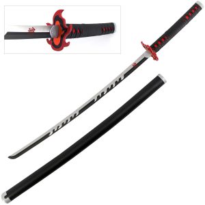 40" Steel Kamado Tanjirou Katana Sword Demon Killer Anime