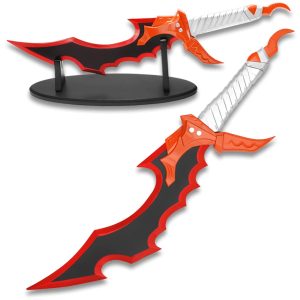 22" Knight Killer Metal Dagger with Display Stand