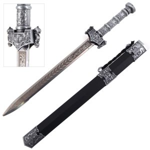 17.5" LongQuan Han Short Sword with Metal Scabbard