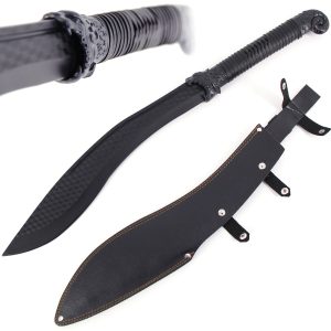 27" Polypropylene Shadow Guardian Training Kukri Machete With Sheath