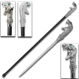 36.75" Lucius Malfoy's Walking Cane with Hidden Blade