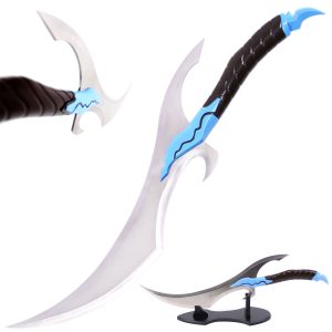Baruka's Sword 27" Stainless Steel Anime Replica with Display Stand