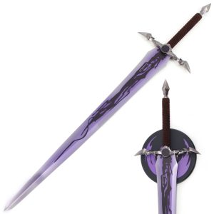 47" Sung Jinwoo's Demon King Stainless Steel Sword with Wall Plaque