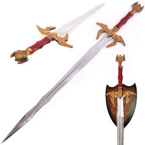41.5" Heimdall Bifrost Fantasy Sword with Wall Plaque