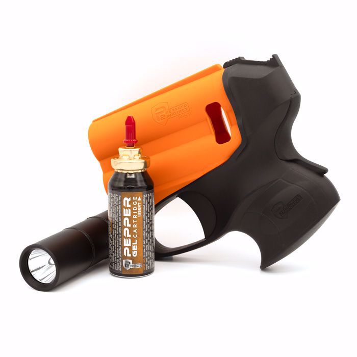 Umarex P2P PGS II Pepper Gel Pistol with LED Flashlight, SABRE Police-Strength Pepper Gel, UV Marking Dye, 200 Lumen Auto-Activate Light, 15-Foot Range, 13-Burst Capacity, Self-Defense Launcher - Image 5