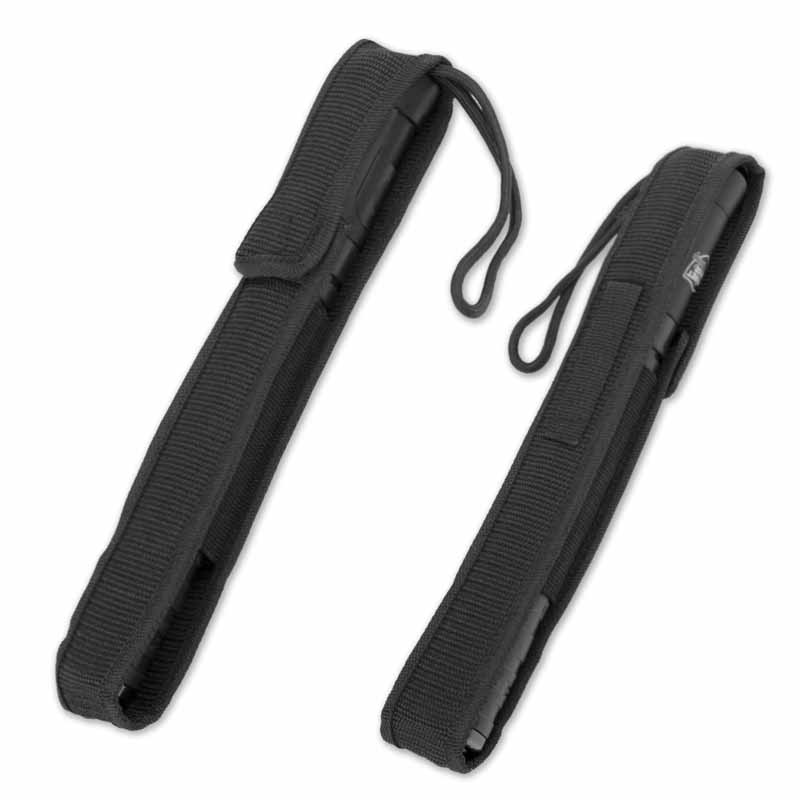 Push Button Automatic Expandable Baton, Lightning Speed Deployment, Heat-Treated Steel Construction, Glass Breaker Spike, 20/24/28 Inch Options, Security Guard EDC - Image 3