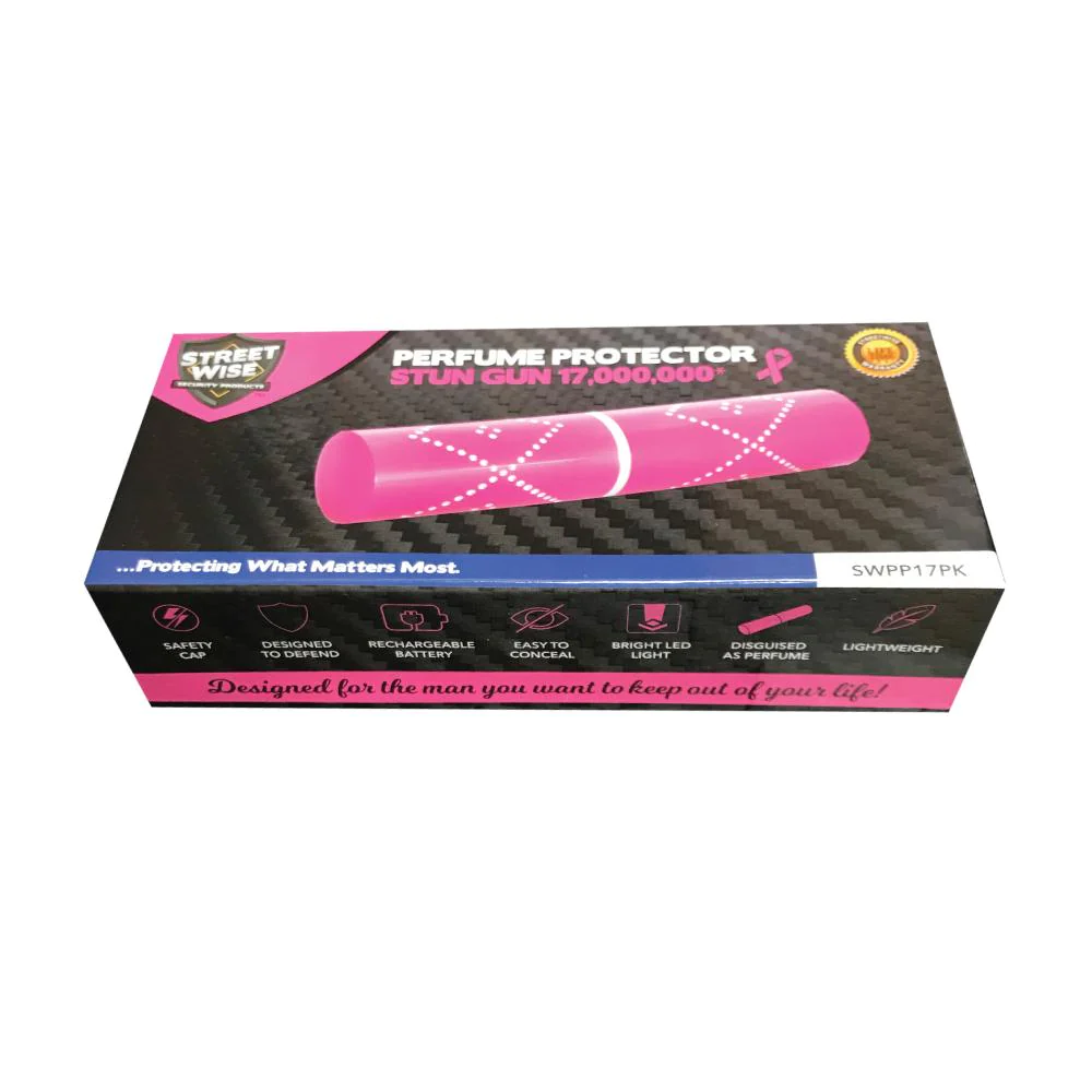 Perfume Protector Stun Gun, 17,000,000 Volt Disguised Self-Defense Device, Built-In LED Flashlight, Rechargeable Battery, Lifetime Warranty, Discreet Pocket or Purse Carry for Women - Image 10